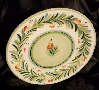 2 Southern Living Provence Hand Painted Gail Pittman Dinner Plates 10 1/4 "
