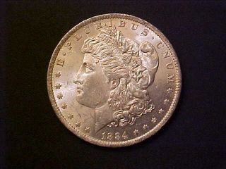 1884 - O Morgan Silver Dollar - Frosty Choice Bu - Great Collector Coin - D1508tcxx