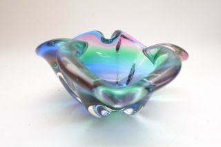 Stunning Kamei Japanese Mid Century Vintage Art Glass Bowl 2