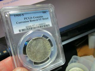 1900 - S Barber Half Dollar Pcgs Very Fine Details - - Its Looking 50c