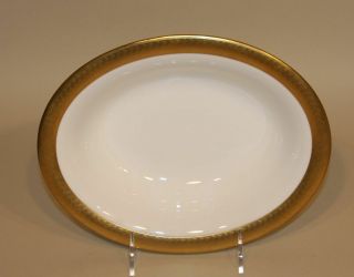 Waterford Fine English China Kells Gold 9 - 3/4 Inch Oval Vegetable Serving Bowl