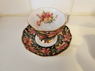 Royal Albert Provincial Flowers Prairie Lily Bone China England Cup And Saucer