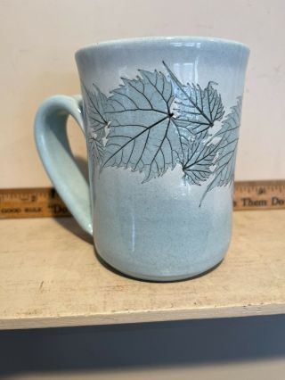 Wizard Of Clay Finger Lakes Ny Bristoleaf Stoneware Pottery Coffee Mug