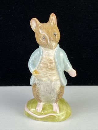 Vintage Porcelain Beatrix Potter Beswick England,  Johnny Town Mouse 1954