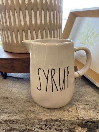 Rae Dunn “syrup” Pour Pitcher Ivory Ll Font