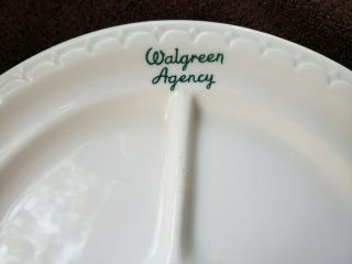 Vintage Walgreen Agency Restaurant Plate Syracuse China Econo - Rim Usa