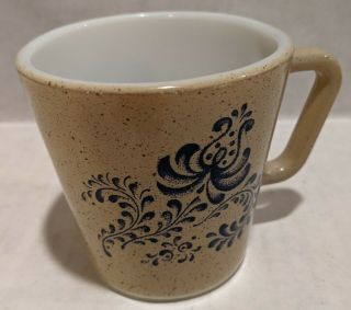 Vintage Vtg Pyrex Homestead 10 Oz Mug Coffee Cup Made In Usa 1410