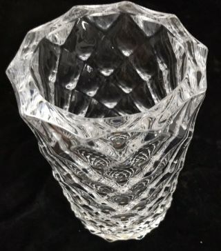 Heavy (9 lbs) Signed & Numbered ORREFORS Art Glass Crystal 9.  5 