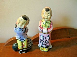 Japan Py Asian Oriental Couple Porcelain Figurines