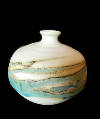 Charles Focht Tucson Studio Southwest Pottery Vase Weed Pot Art Pottery Signed