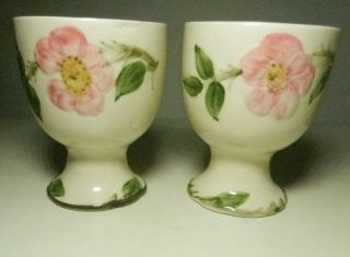 Set Of 2 Vintage Franciscan Desert Rose Egg Cups Usa