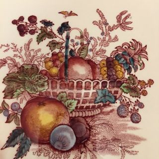 4 Vintage Mason ' s English Ironstone Fruit Basket 6 3/4 