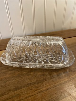 Marquis By Waterford Crystal Butter Dish
