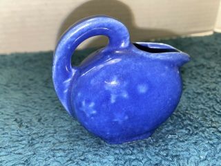 Shawnee Pottery Miniature Star Pitcher - Blue 3