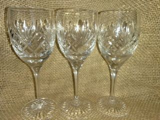 Vintage Royal Doulton Westminster Red Wine Glass Set Of 3 Gorgeous