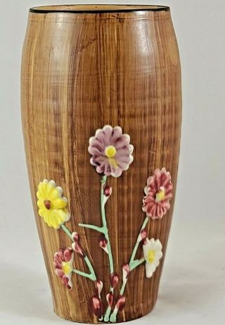 Vintage Italian Pottery Vase Hand Painted Floral Til Italy