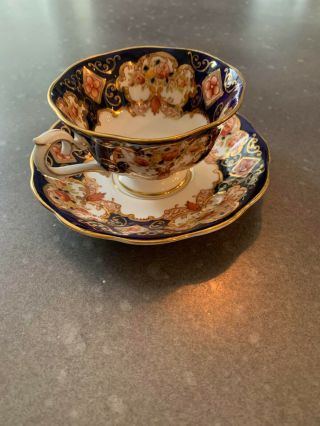 Royal Albert Bone China Heirloom England Vintage Teacup And Saucer Set
