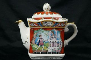 Sadler Teapot Made In England Shakespeare Romeo & Juliet 4445
