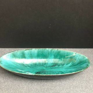 Vintage Blue Mountain Pottery Bmp Canada Blue/green Plate Tray Plate Bowl Dish