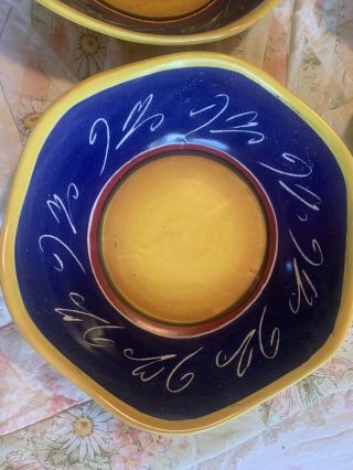 4 Stunning Vintage Pottery Bowls Signed By Maxwell Pottery Canada - 2