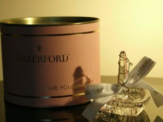 Waterford Crystal Heart Ring Holder Brand Made In Ireland