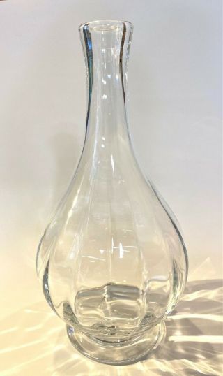 BACCARAT CRYSTAL MASSENA FOOTED WINE SPIRIT CARAFE DECANTER (SORRY - NO STOPPER) 3