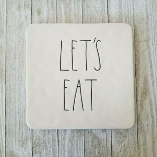 Rae Dunn Artisan By Magenta Lets Eat Hot Plate Kitchen Decor