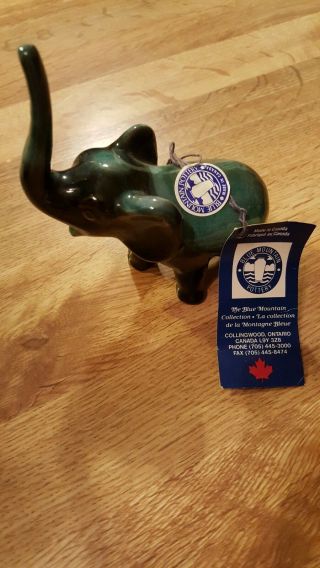 Canadian Blue Mountain Pottery Elephant Calf Baby Canada