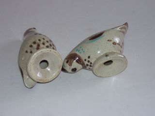 Vintage Red Wing Pottery Quail Salt Pepper Shakers 2