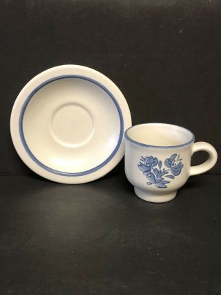 Pfaltzgraff Yorktowne Mini Tea Cup And Saucer 2.  5 