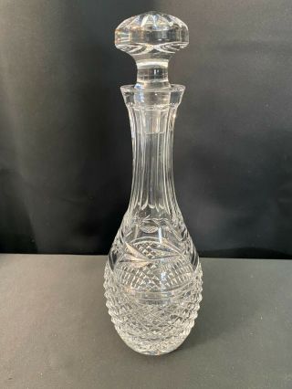 Waterford Crystal " Glandore " Cordial Decanter / Stopper 11 1/2 " Tall W/stopper