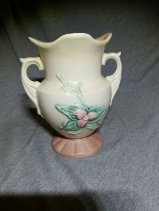Hull Art Usa Pottery W - 4 - 6 1/2 " Yellow Wildflower Vase Vintage 1940 