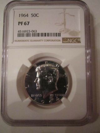 1964 Kennedy Half Dollar Proof Coin - Ngc Pf67 - Spectacular - Tub Ama