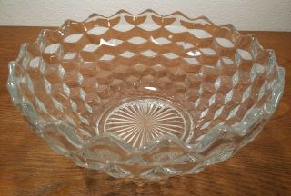 Vintage Early American Fostoria Footed Bowl 10 Inch Across