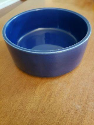 Vintage Fiestaware Kitchen Kraft Stackable Cobalt Blue Bowl 5.  25 " No Lid