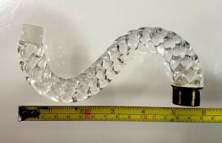 Baccarat Arm For Candelabra Candlestick Bambous Swirl 295 - 1