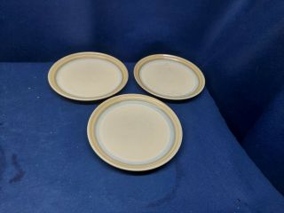 Vintage Noritake Stoneware " Painted Desert " Set/3 Salad Plates 8603 Retired 1992