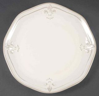 Better Homes And Gardens Country Crest Cream Dinner Plate 8439604