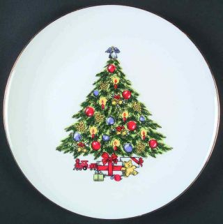 Jamestown Christmas Treasure Dinner Plate 6200221