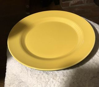 Marked Homer Laughlin Hlc Harlequin Yellow 10 " Dinner Plate