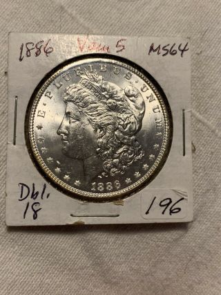 1886 Morgan Silver Dollar Vam - 5