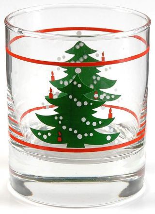 Waechtersbach Christmas Tree 8 Oz Double Old Fashioned Glass 10287438