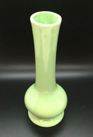 Midcentury Green Haeger Pottery Vase 8.  25 " Tall 304 Vintage Retro Decor