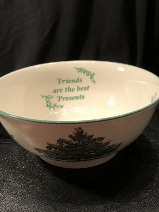 Spode Christmas Tree Friends Are The Best Presents 6 Inch Bowl