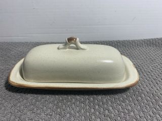 Floral Expressions Hearthside Stoneware Butter Dish Summertime Pattern Japan