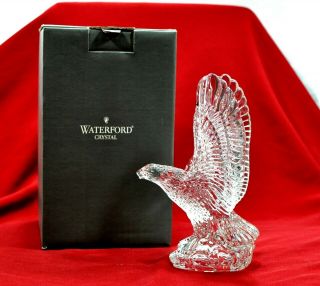 Waterford Crystal Fred Curtis American Eagle Sculpture Figurine