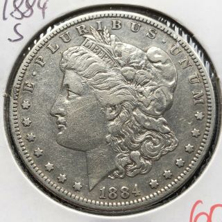 1884 S Morgan Dollar $1 Xf 4749