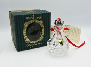 Waterford Crystal Holiday Heirlooms Clear Glass Christmas Ornament 2000 Box