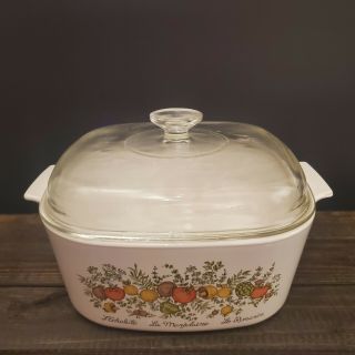 Corning Ware 5 Liter Spice Of Life Casserole Dish With Lid