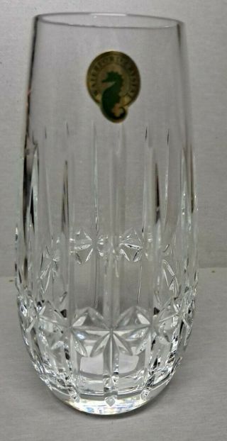 Brand Waterford Lead Crystal Casey Pattern 6 " Bud Vase In Xlnt Cond